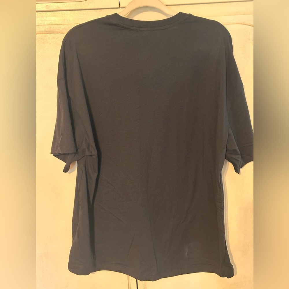 H&M Black Graphic Short Sleeve Tee with Cosmic Print NWT - Picture 5 of 7